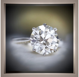 3.00 Carat OEC Old European cut Diamond Antique Vintage Style  Engagement Ring *** By Chelsea Leigh and Company