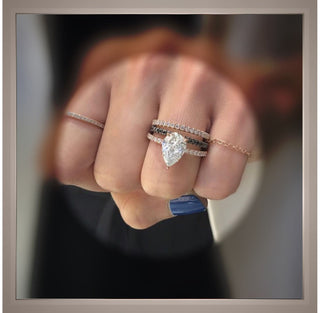 2.55 Carat Brilliant Cut Pear Diamond Solitaire Engagement Ring VS1  Rose Gold  *** By Chelsea Leigh and Company