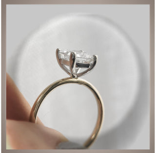 On SALE *** 2.00 Ct  VS1 E Princess Cut Diamond Solitaire Engagement  Ring 14K *** By Chelsea Leigh and Company