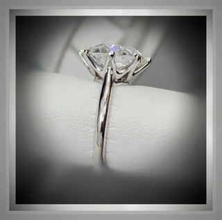 2.00 Carat OEC Old European cut Diamond Antique Style  Engagement Ring *** By Chelsea Leigh and Company