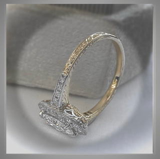Victorian Era Style 2.45 Ct Oval Cut Diamond Antique Vintge Style Engagement Ring  *** By Chelsea Leigh and Company