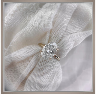 On Sale***2.25 Ct  Brilliant Cut Oval Diamond Solitaire Engagement Ring  *** By Chelsea Leigh and Company