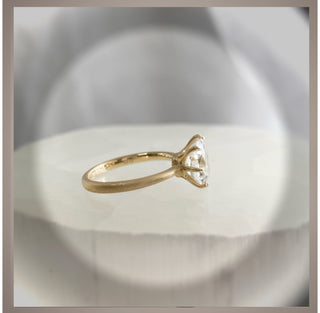 On Sale***2.50 Carat Old Mine Cut Engagement Ring VS1  *** By Chelsea Leigh and Company