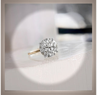 Sale *** 2.30 Carat VS1 E Round  Diamond Solitaire Whisper Thin Engagement Ring  SHOWS BIGGER *** By Chelsea Leigh and Company