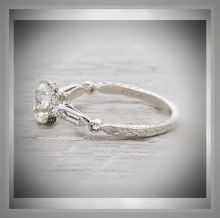 1.55 Carat Edwardian Antique Vintage Style  Diamond Engagement Ring VVS2 *** By Chelsea Leigh & Company