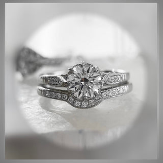 On Sale** 2.55 Carat Edwardian Antique Style  Diamond Engagement Ring  *** By Chelsea Leigh and Company